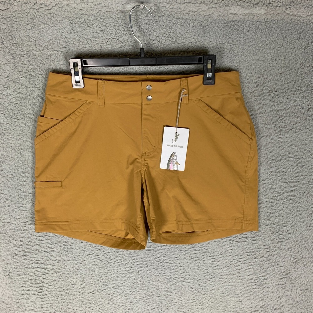 ExOfficio Amphi Shorts Women's 10 Scotch Stretch Nylon Hiking Outdoors NWT $65